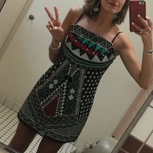 glamorous | embellished mini dress